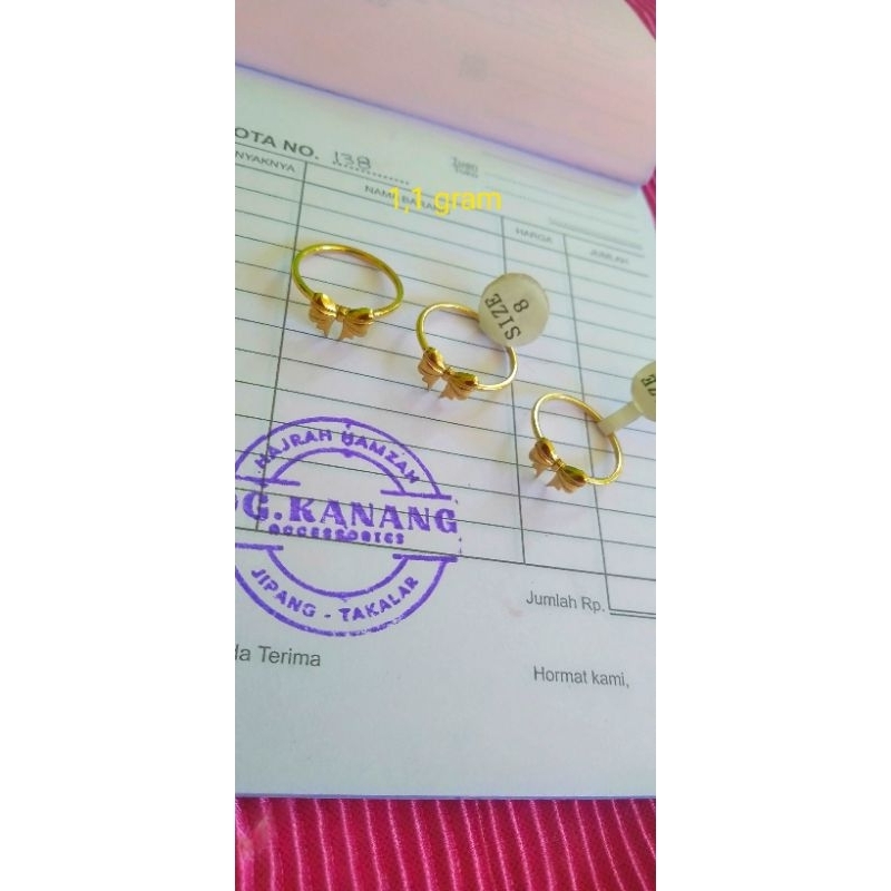 cincin titanium asli