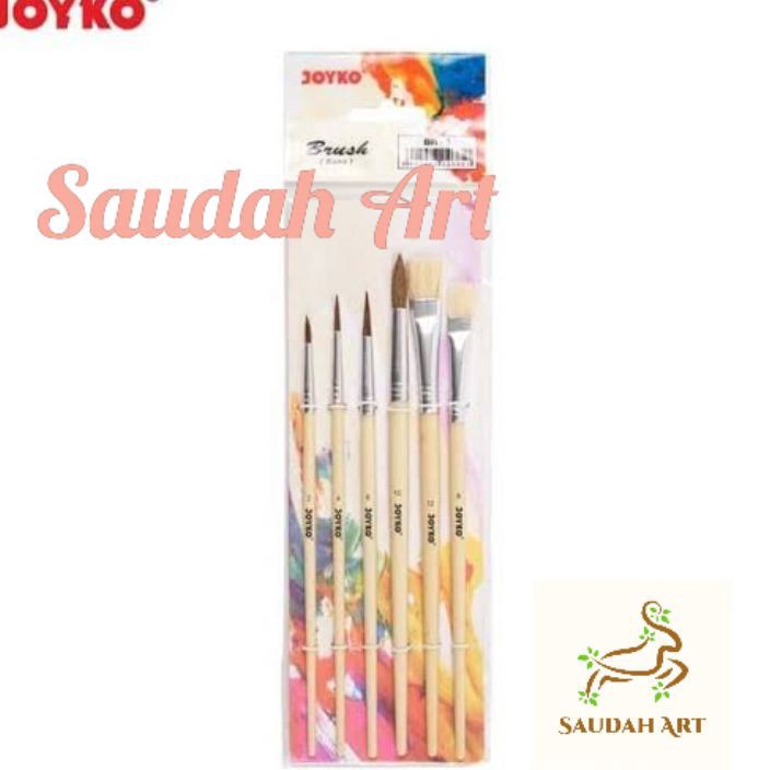 

PAKET MEWAH Kuas Set Lukis isi 6 pcs