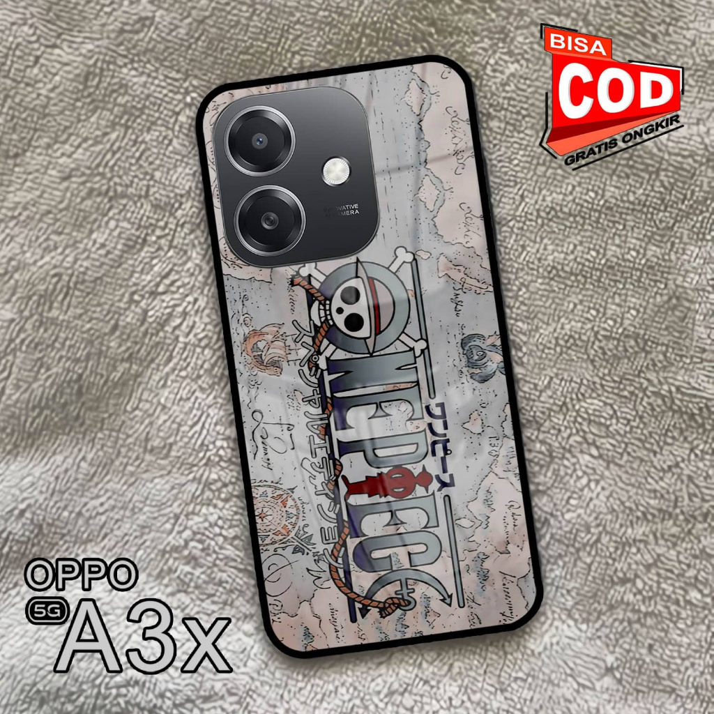 Softcase Glass Kaca | Case Kaca | Casing Kaca | OPPO A3X [S93]