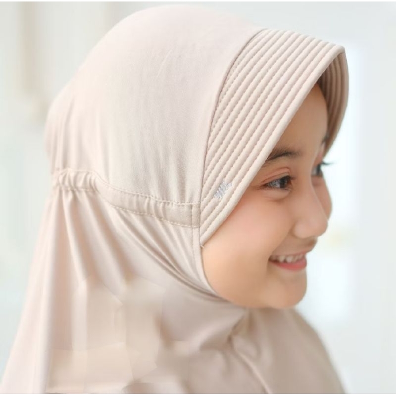 HIJAB SERUT ANAK 6-13th HIJAB SERUT ANAK/SERUT POLOS HIJAB JOKOWI SERPOL HIJAB TALI BELAKANG JERSEY/