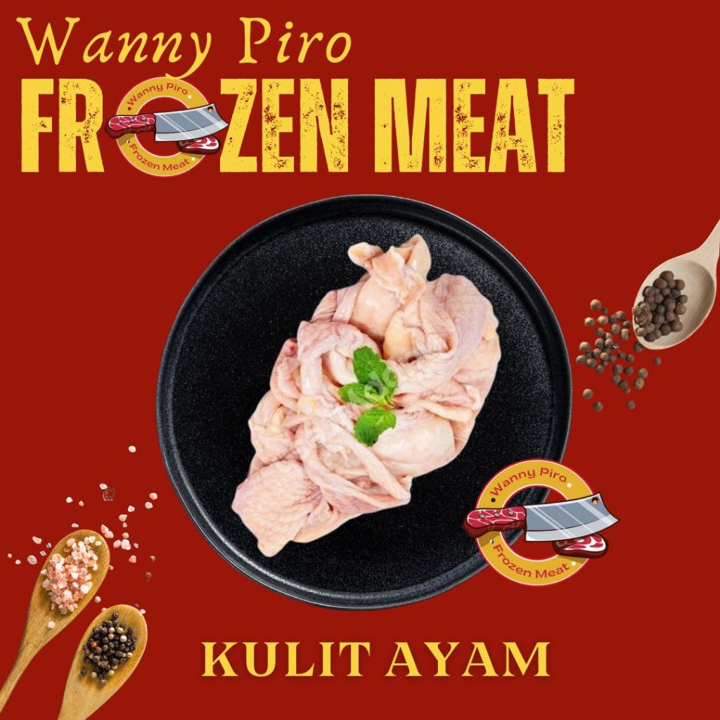 

Kulit Ayam Bersih Beku Frozen kemasan Fresh