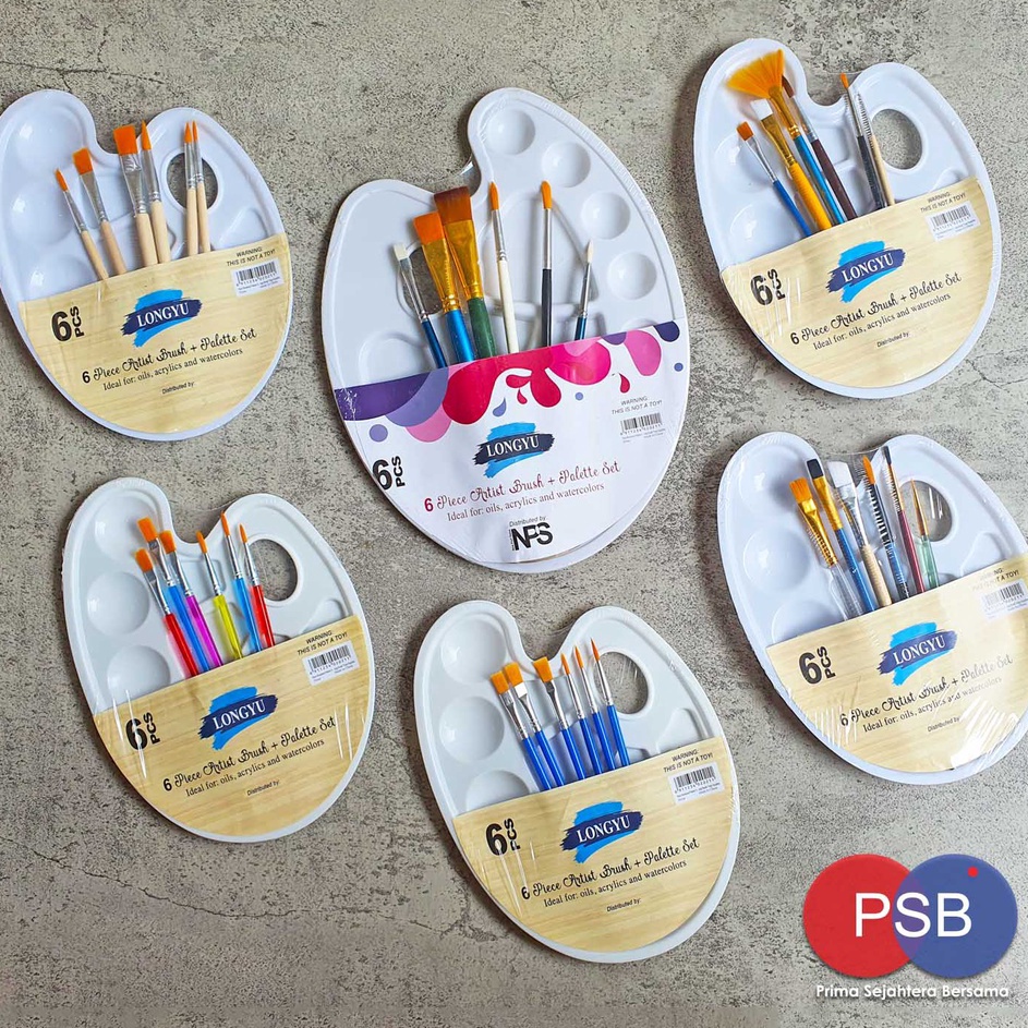 

GROSIRAN MURAH Kuas Palet Lukis Set Paket Lukis Art Brush Set