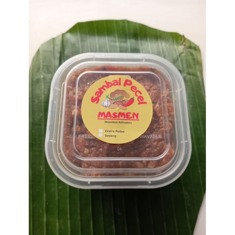 

Sambal Pecel Masmen Khas Kebumen 150 Gram