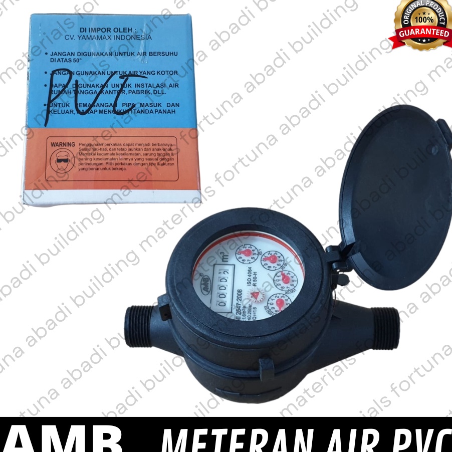 Grosir Meteran Air PVC AMB Meteran Air PDAM