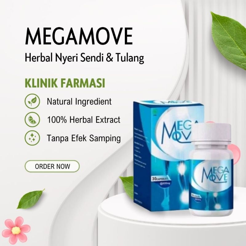 Megamove 100% Original Obat Nyeri Sendi Otot Dan Tulang - Megamove Asli Mengatasi Persendian Dan Mas