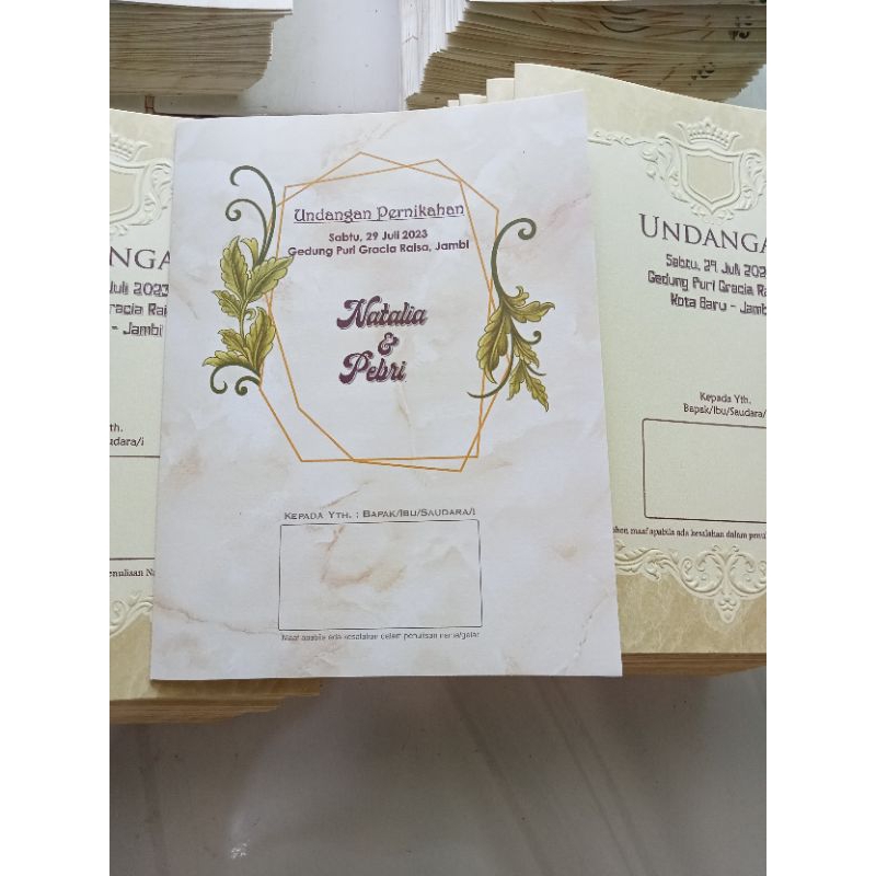 Undangan Erba 2210 Cetak+BONUS