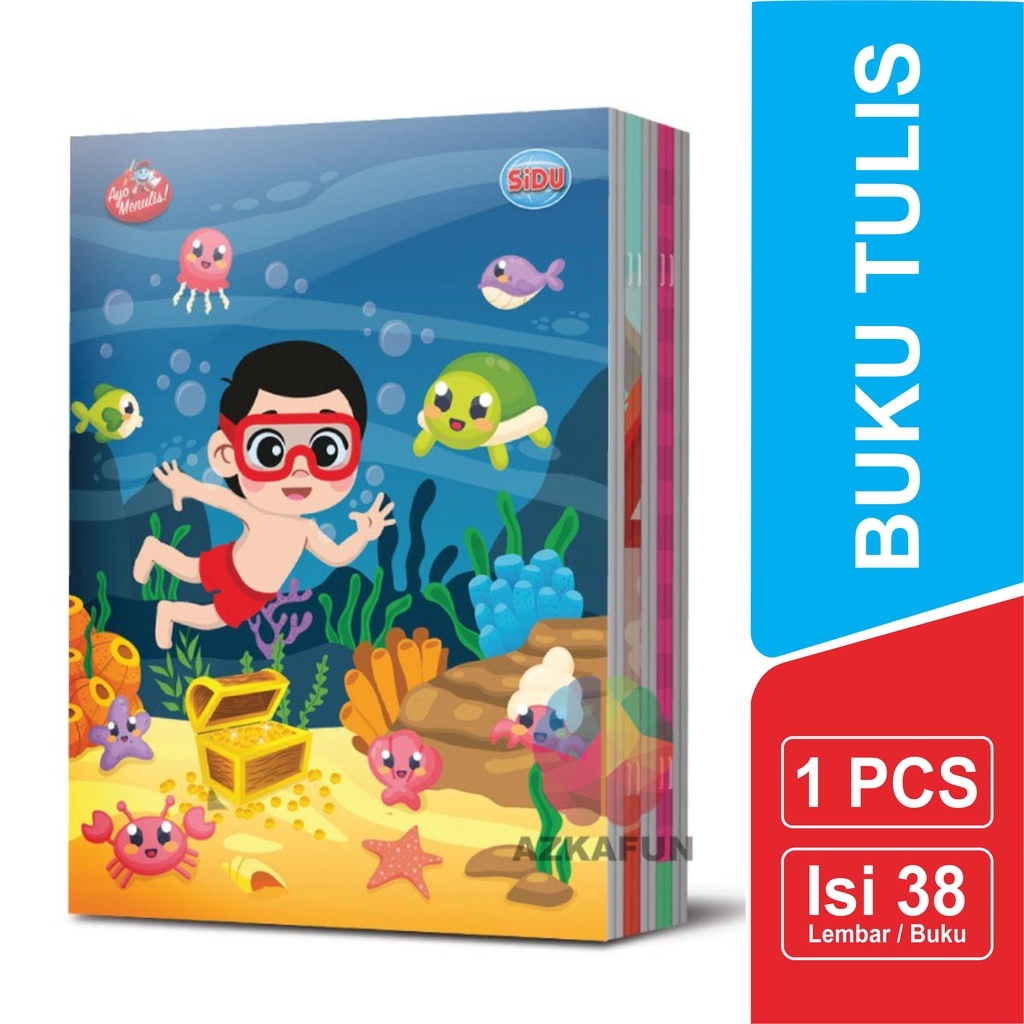 

Buku Tulis Sidu 38 Lembar - Buku tulis kwarto sidu Ecer isi 1pcs