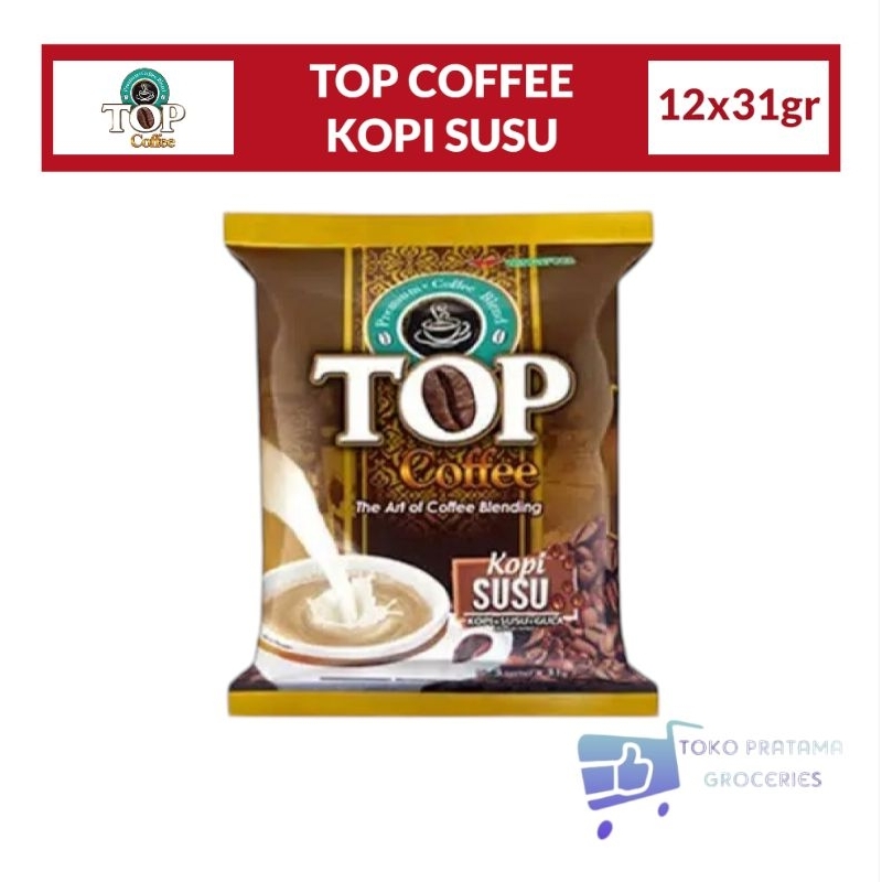 

TOP COFFEE KOPI SUSU 1 RENCENG ISI 12 SACHET