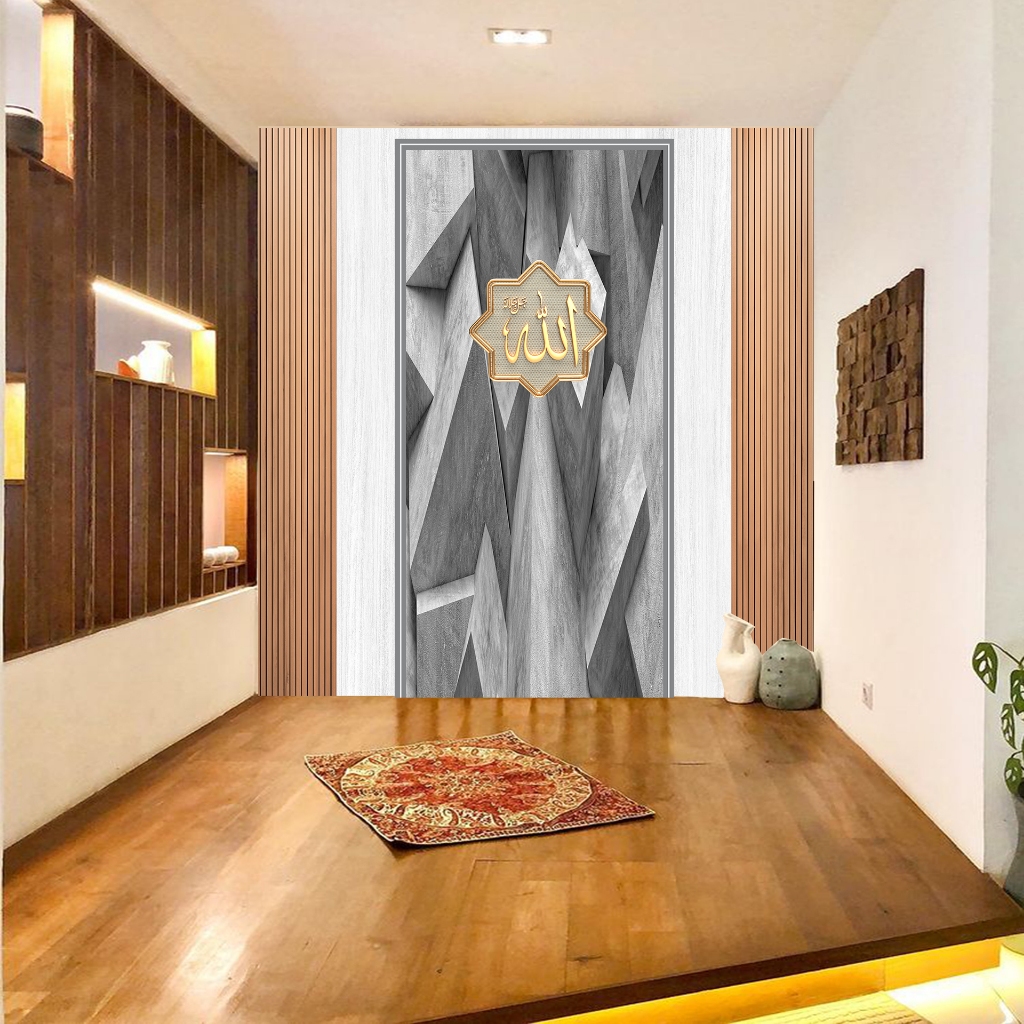 sticker dinding mihrab mushola sticker mushola rumah sticker mushola rumah dekorasi dinding