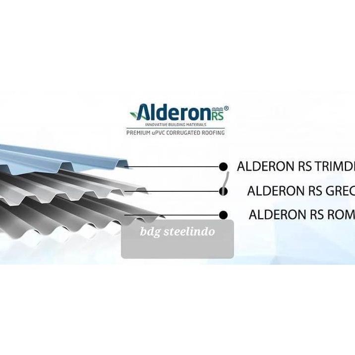 Top Alderon atap UPVC single layer 4 5 dan 6m