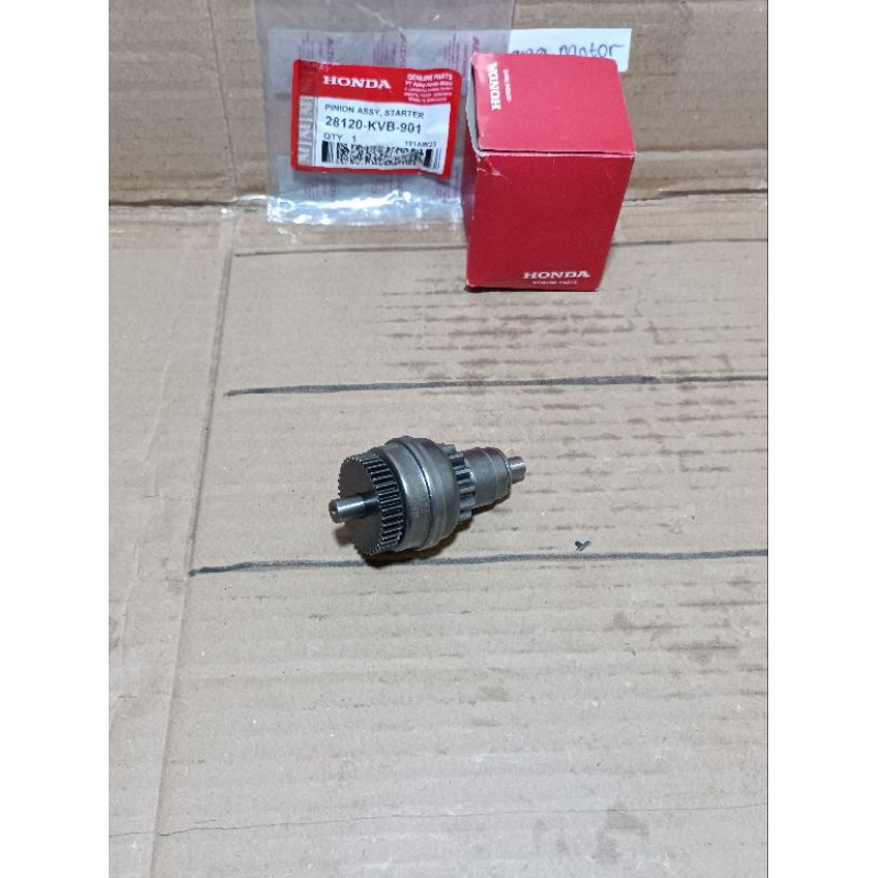 Gear Gigi Pinion Stater Granat Stater Assy (KVB) Honda Vario Beat Scoopy Spacy Asli Ori
