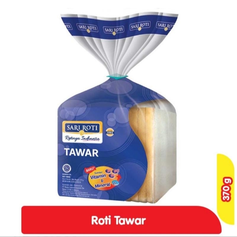 

SARI ROTI Roti Tawar 370 g