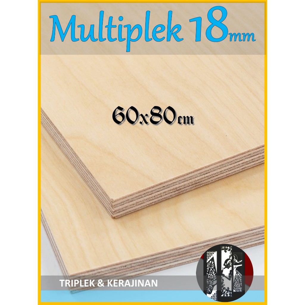 Triplek 18mm 60x80 cm Multiplek MDF Melamin Blokmin Blokboard 18 mm 80x60 | 60 x 80 | 80 x 60 cm