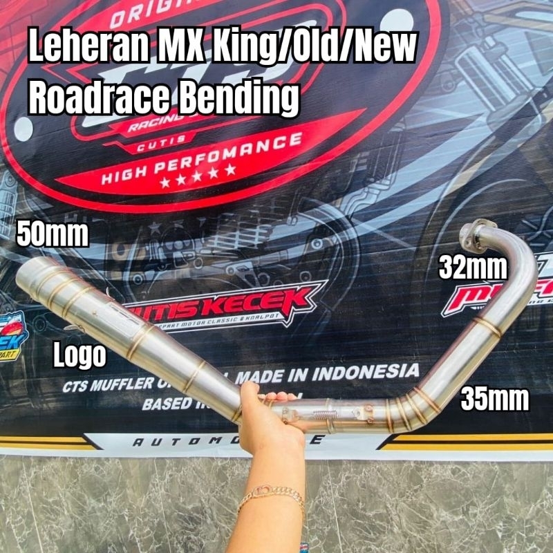 LEHER MX KING ROADRACE BENDING CTS MUFFLER ORIGINAL