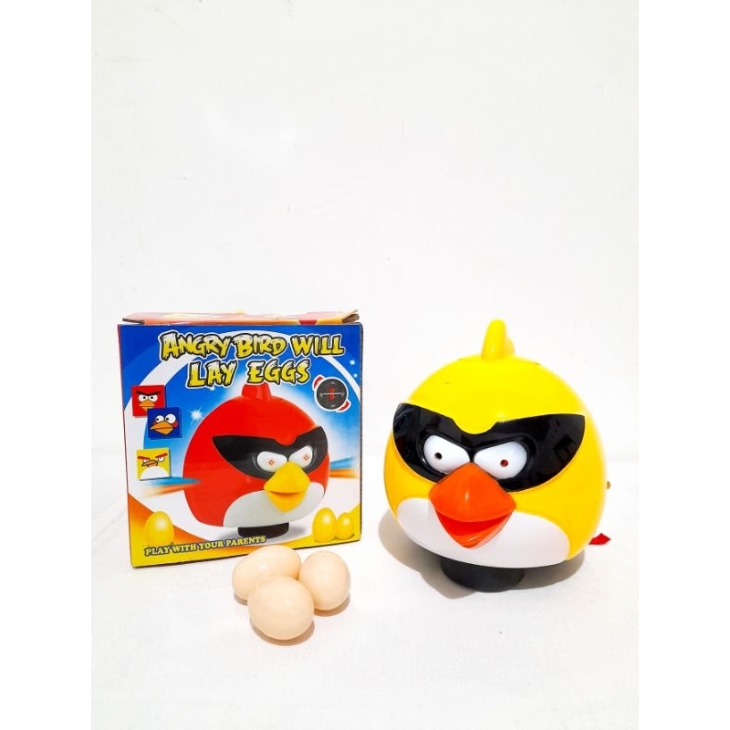 Mainan Angry Bird Berjalan Bertelur Ada Musik Angry Bird Will Lay Eggs