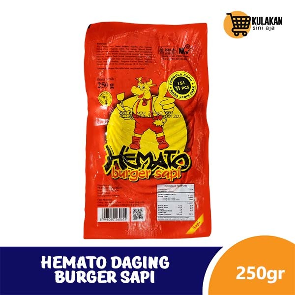 

Hemato Daging Burger Sapi 250 gr Hemato Beef Patties