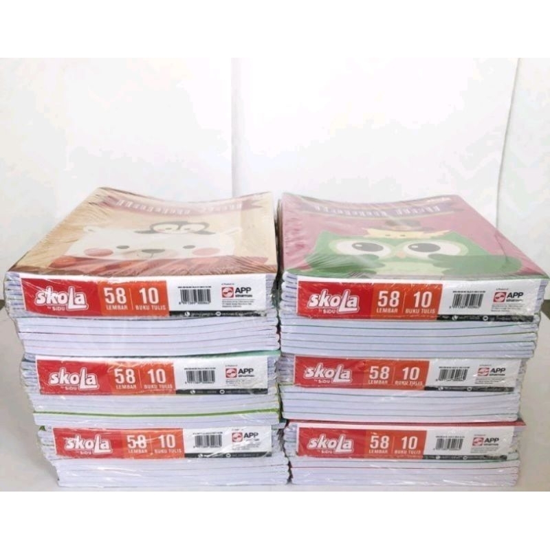 

Buku Tulis Skola 1 pak isi 58