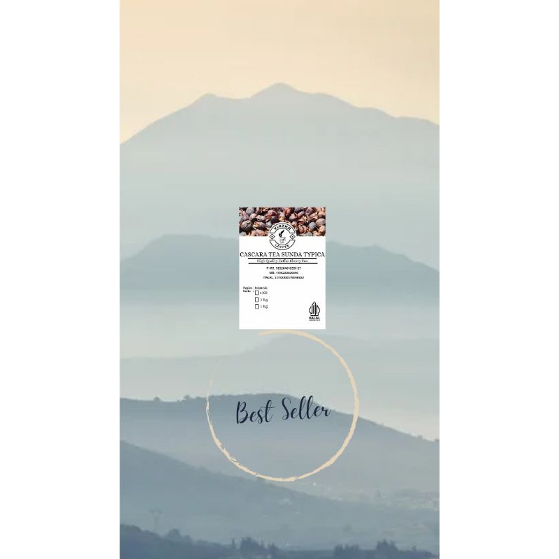1 kg Cascara Tea  Sunda Typica | Viazka Coffee Puntang