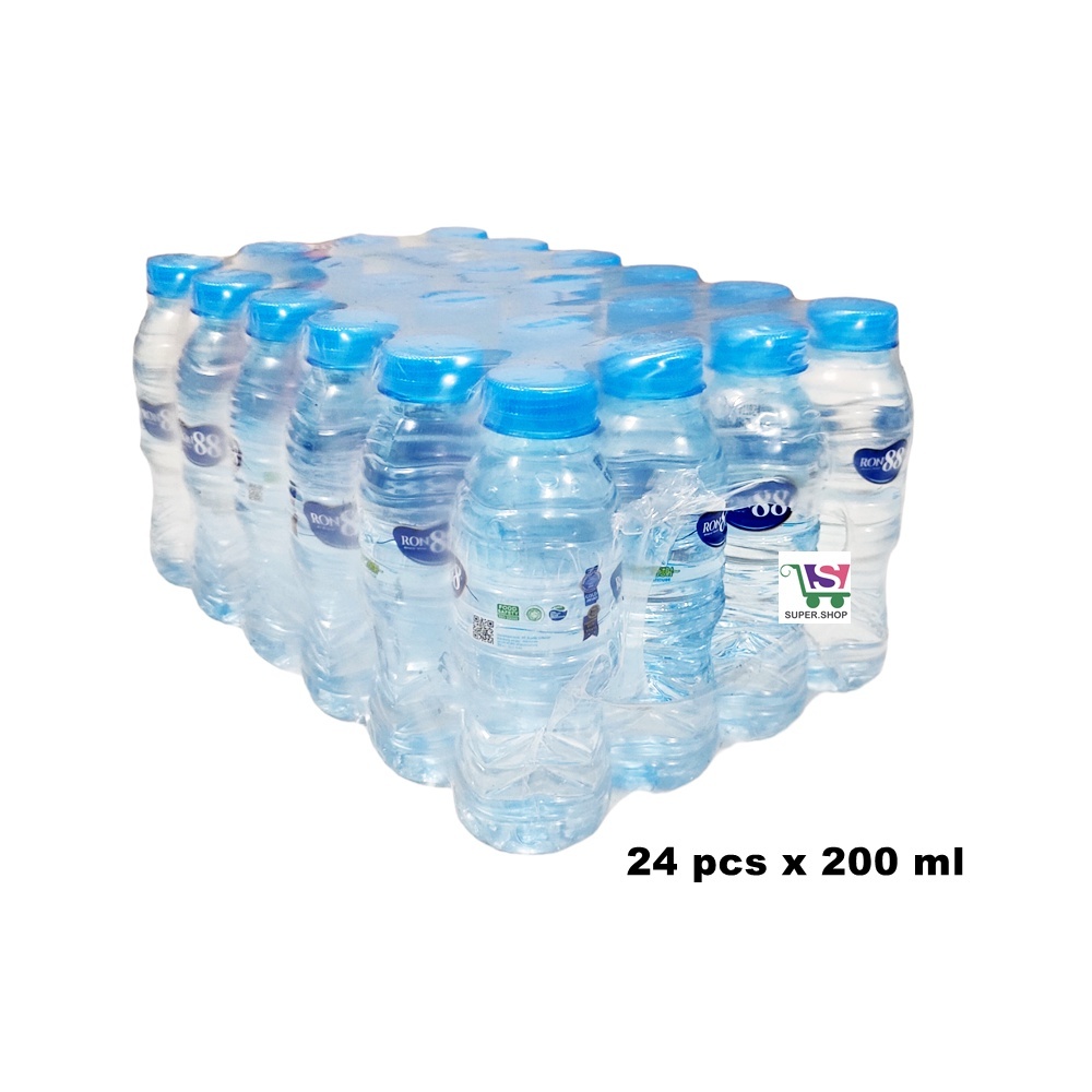 

AIR MINERAL RON 88 KEMASAN BOTOL 220 ML 1 DUS ISI 24 PCS