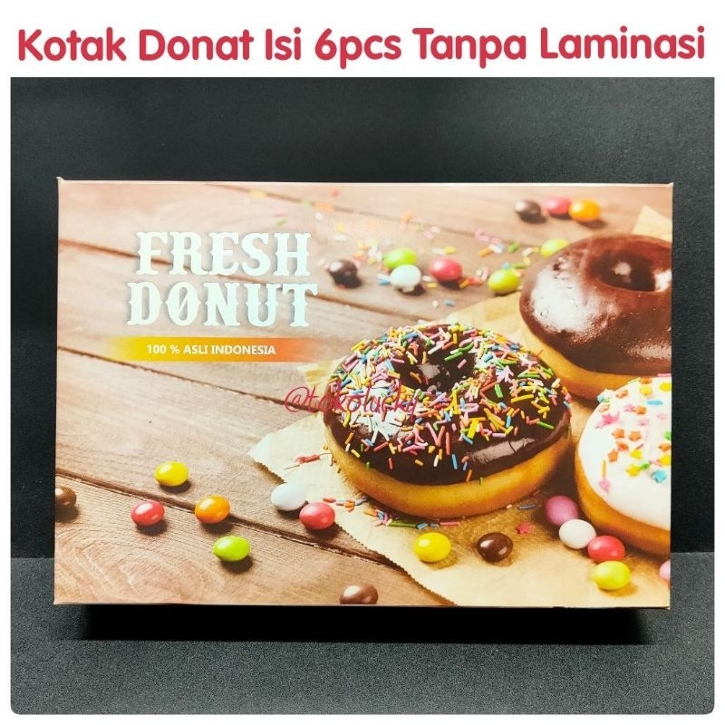 

Kotak Donat isi 3 dan 6 / Box Donat ( tnp laminasi )