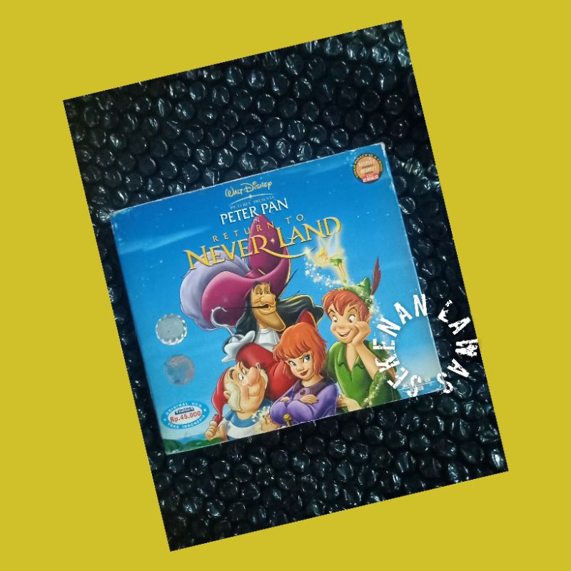 VCD Peter Pan In Return To Neverland/Subtitle Indonesia/Bagus