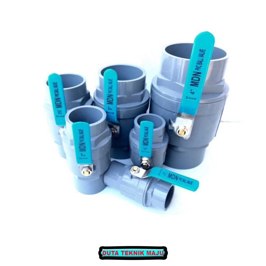 Stop Kran Air PVC 2,5 Inch Gagang Stanless Ball Valve 2.5" Ballvalve PVC MDN