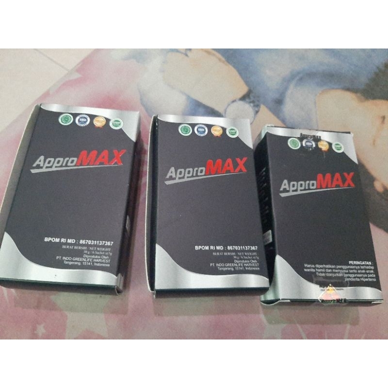 APPROMAX Harga @Sachet Minimal Beli 3 Sachet