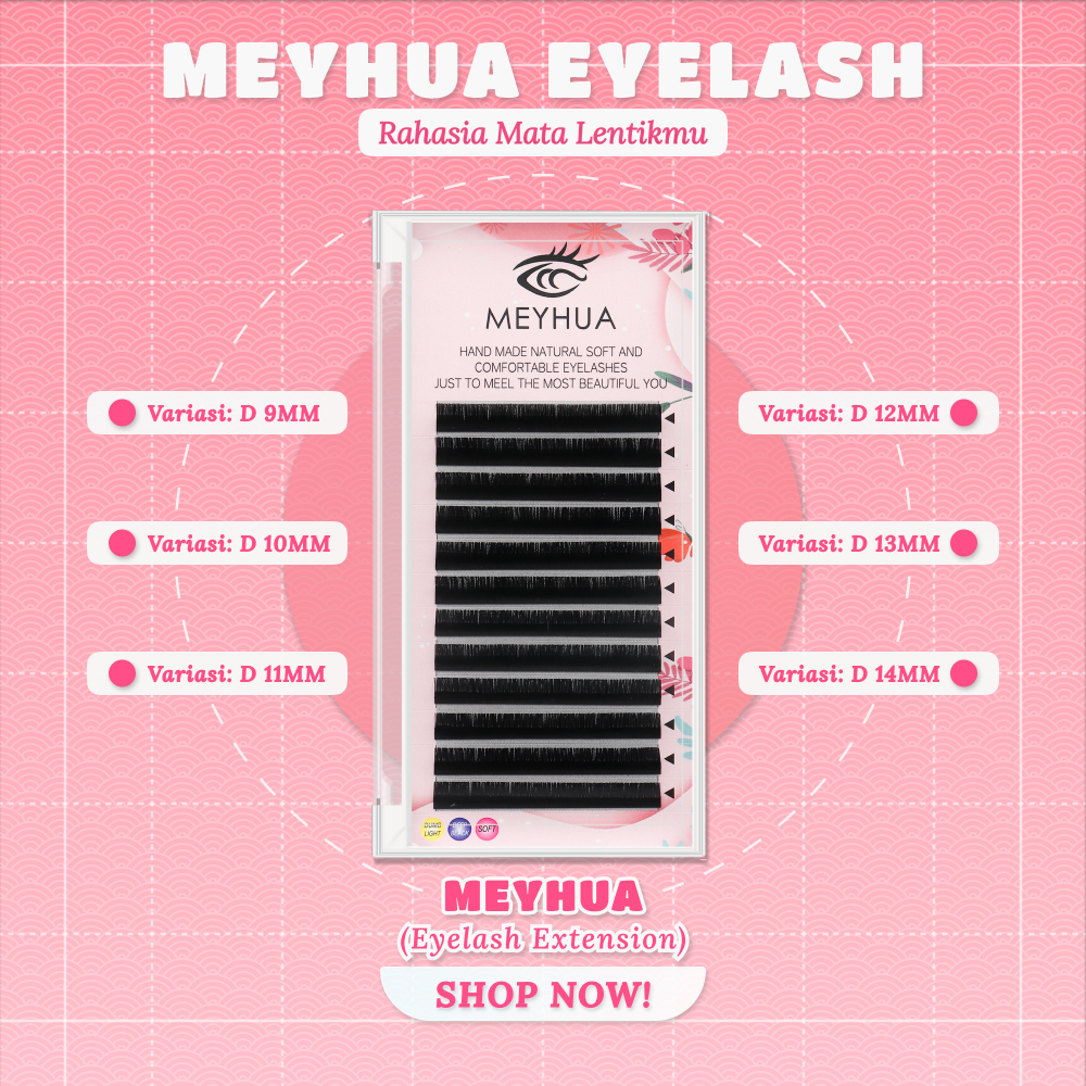 Meyhua Eyelash Extension 0.07D - Riasan Mata Eyelash Bulumata - Eyelash Extension