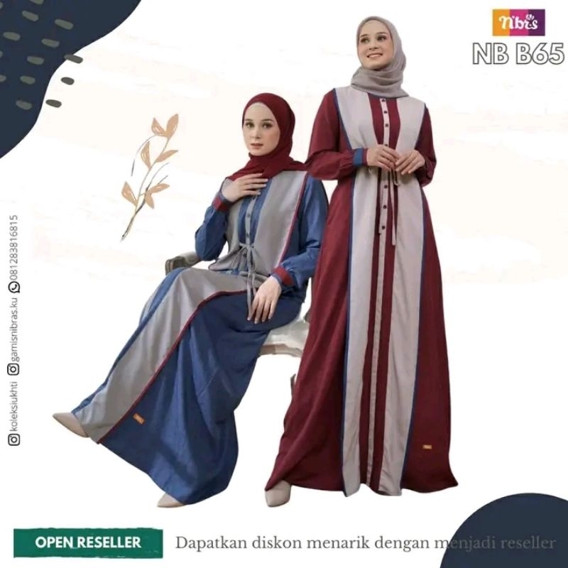 Gamis Nibras NB B65/Nb b65 Nibras/Gamis Nibras Terbaru