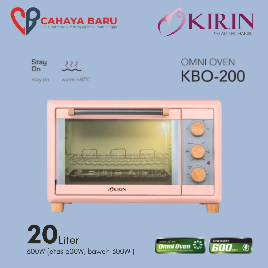 KIRIN OVEN KBO 200RA PINK