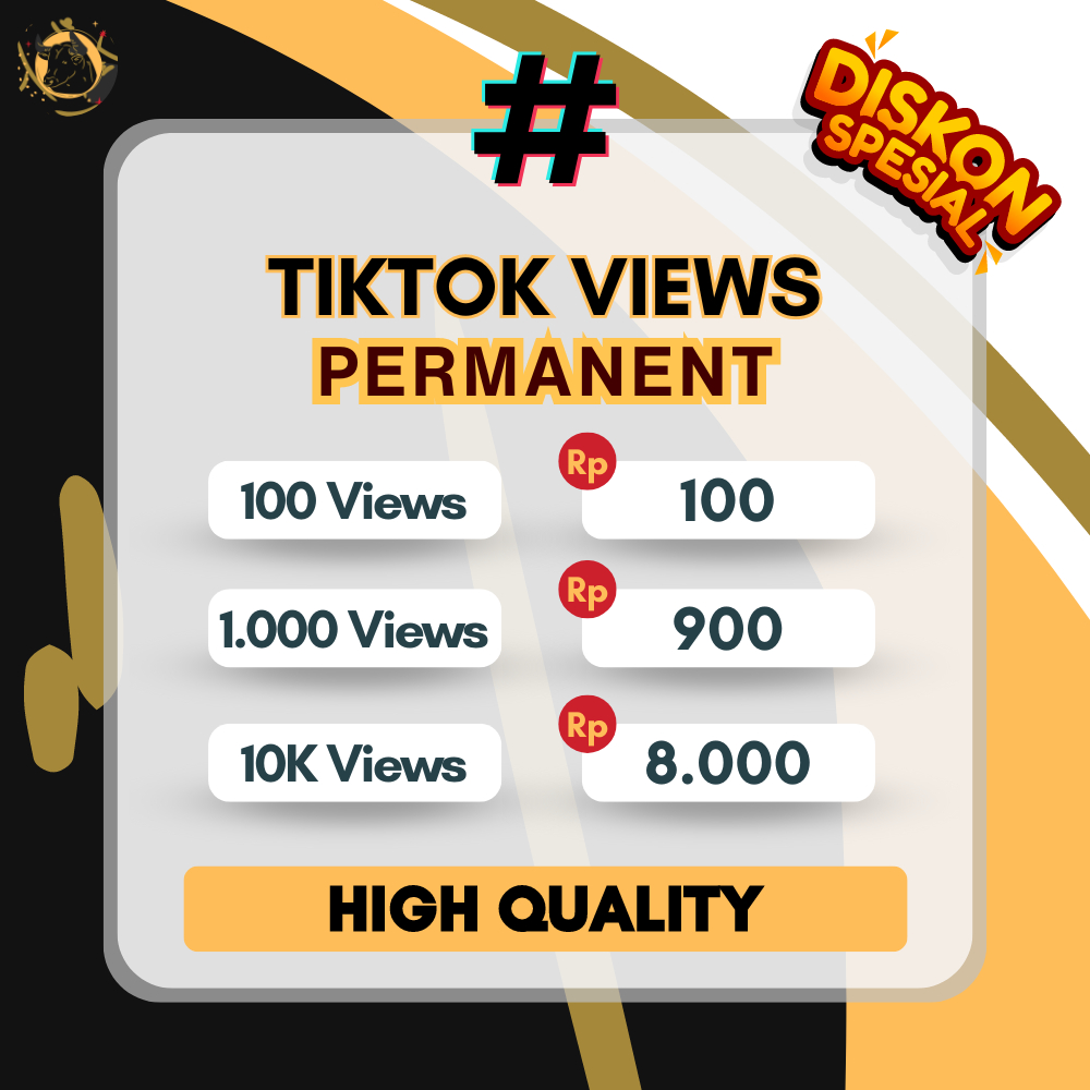 TIKTOK VIEWS PERMANENT STABL 100% LANGSUNG FYP GASKEUN - VIEWER TIKTOK VIEW