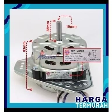 Dinamo Spin Sharp lilitan tembaga