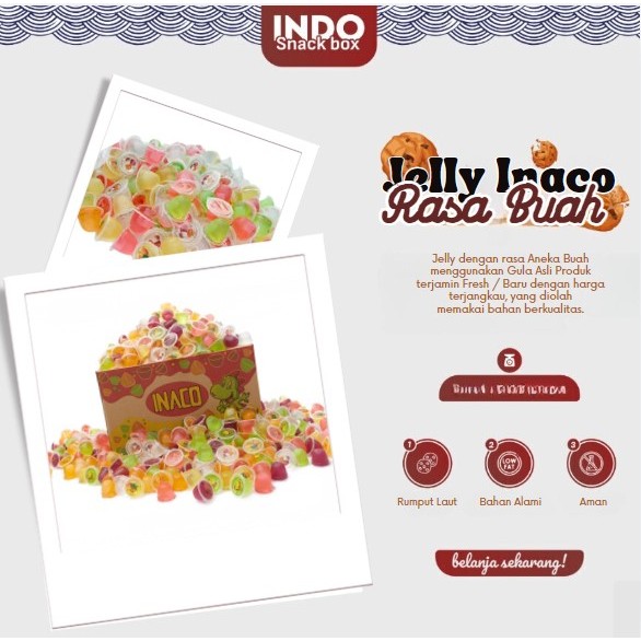 

jelly inaco murah INACO MINI JELLY Inaco Jelly Curah Pilih Rasa