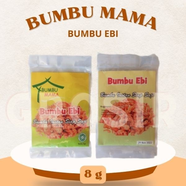 

Bumbu Instan / Bumbu Mama / Penyedap Rasa Bumbu Ebi 8 Gr / Halal