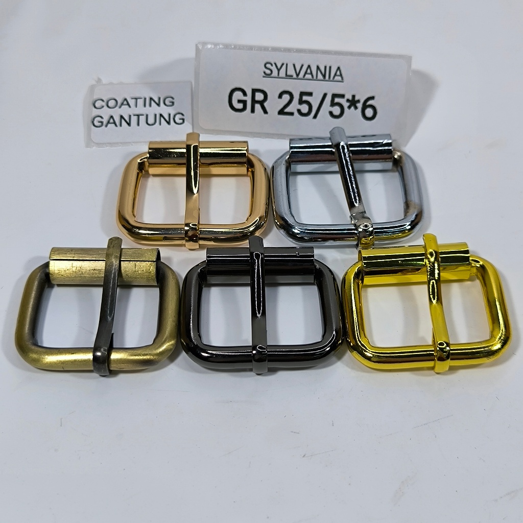 GR 25/5*6 @12, RING KAWAT BENTUK GESPER RODA DIAMETER 25mm TINGGI 20mm KAWAT 5mm, PENJUALAN PER BUNG