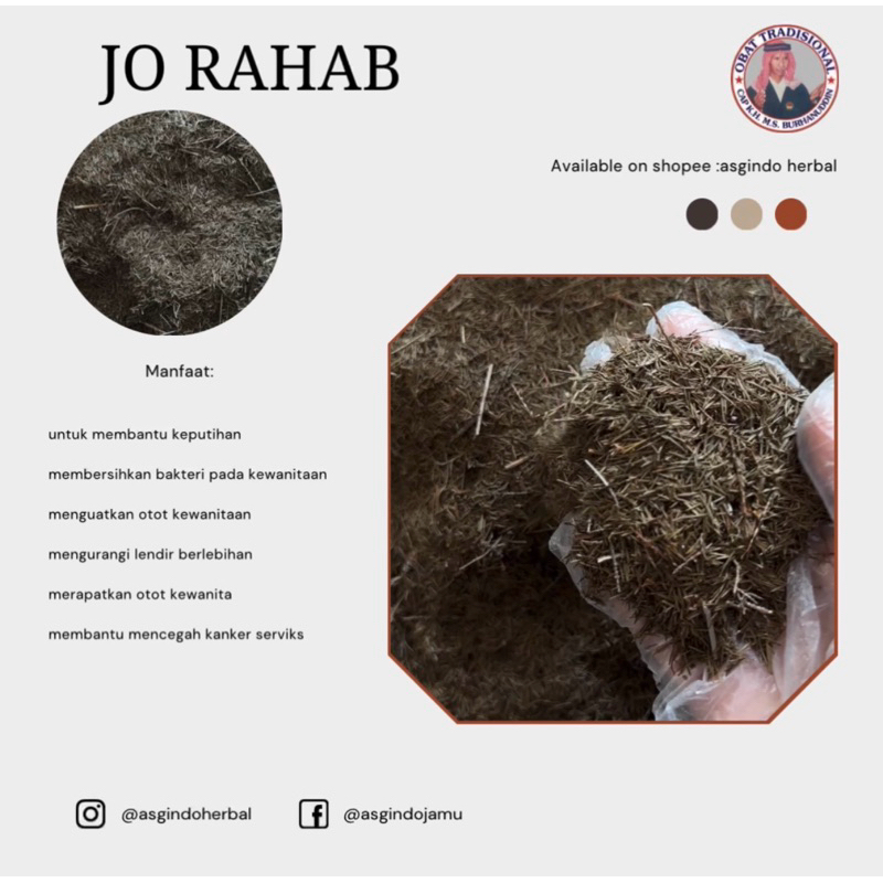 

JO RAHAB 25-50 gr MELAYANI COD