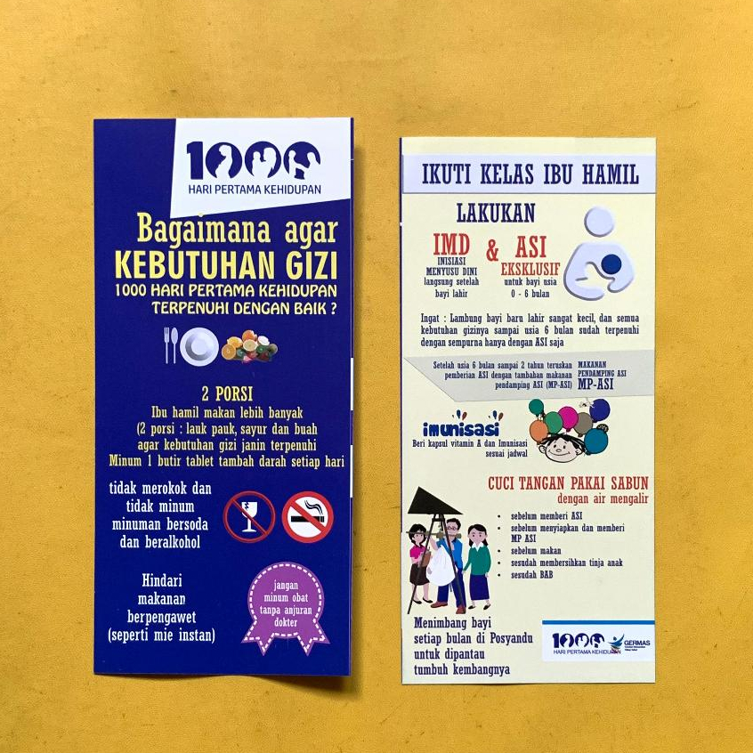 

Flyer Kebutuhan Gizi 1000 HPK | Brosur Ibu dan Bayi | Flyer Kesehatan Gizi Menyusui