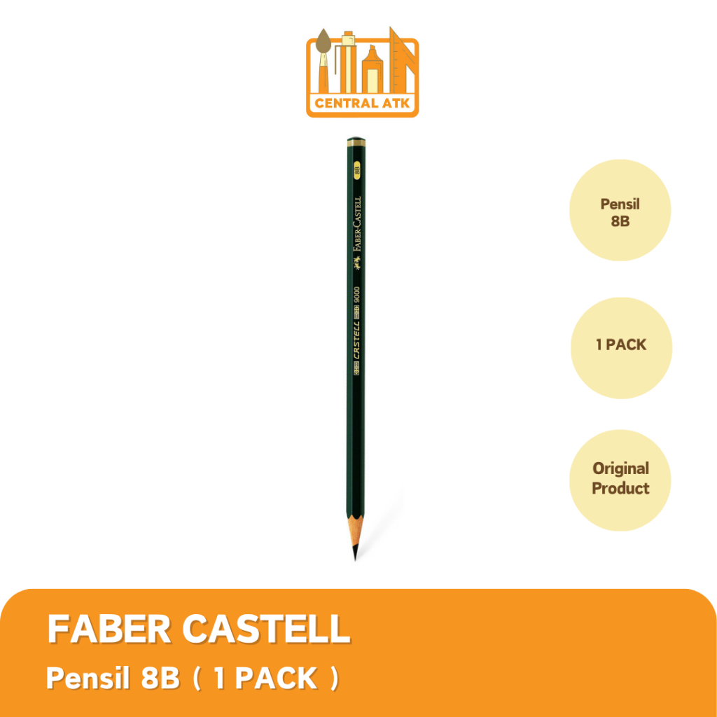 

PENCIL / PENSIL 8B FABER CASTELL (1 PACK)