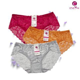 CD Brukat Wanita V263 - Celana Dalam Sexy Model Mini Lace - By Chelyne