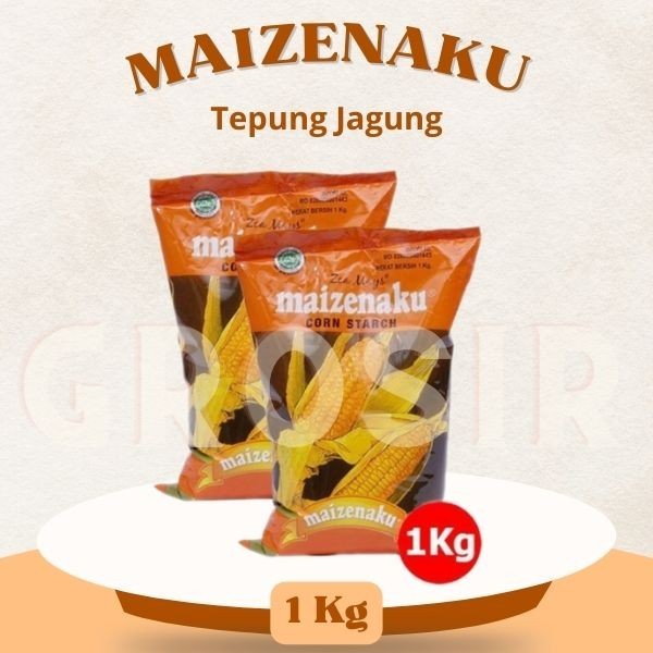 

Tepung Jagung / Tepung Maizenaku Corn Starch 1 Kg / Halal