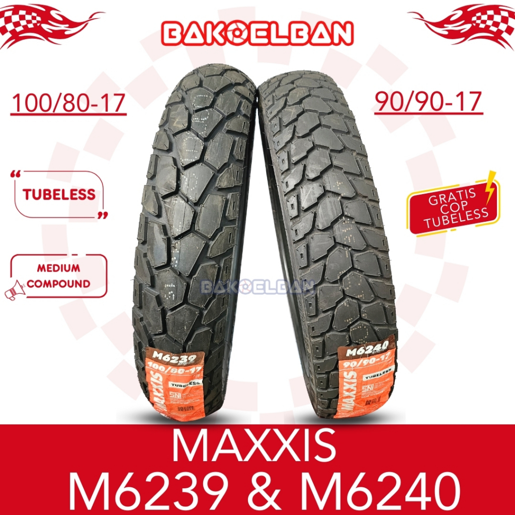 PAKET BAN MAXXIS M6240 90/90-17 & M6239 100/80-17