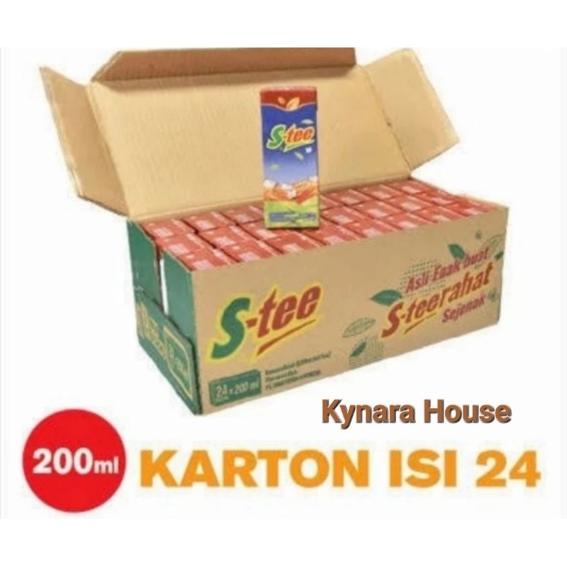 

S-Tee Minuman Teh Melati 24x200ml (Karton)