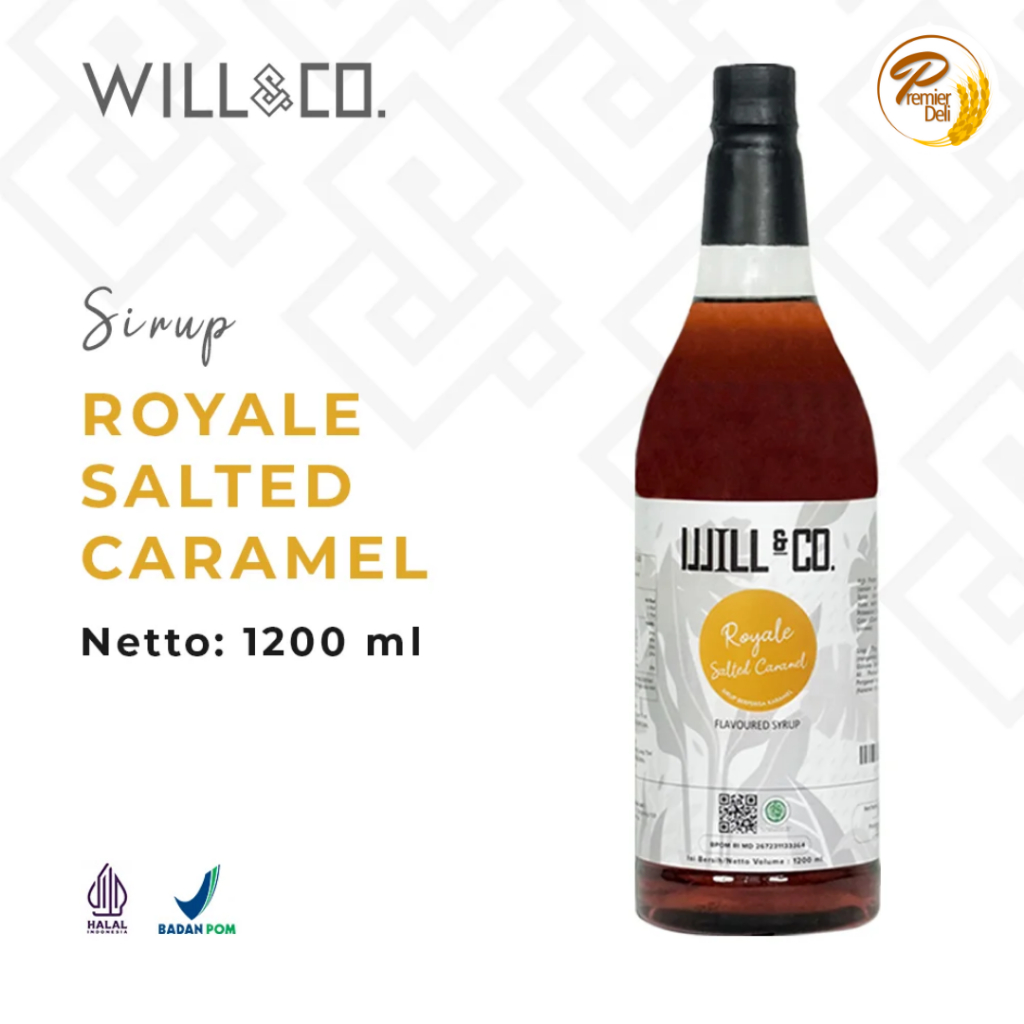 

Sirup Royale Salted Caramel Will&Co 1.2 liter