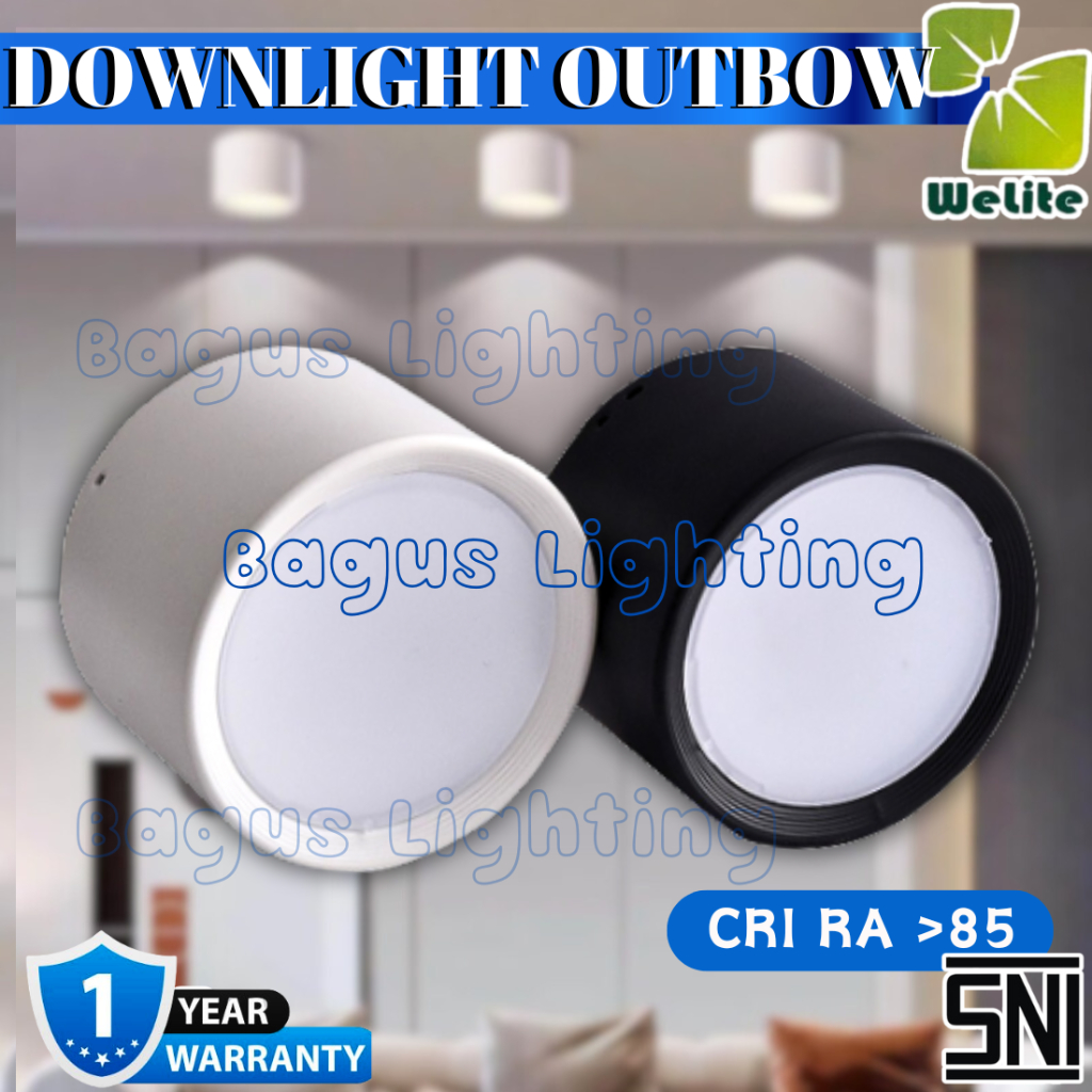 Lampu Outbow Led 24W We Lite Lampu Downlight Plafon Rumah Garansi