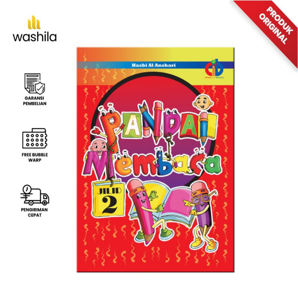 Buku Anak PANDAI MEMBACA Belajar Membaca - Jilid 2