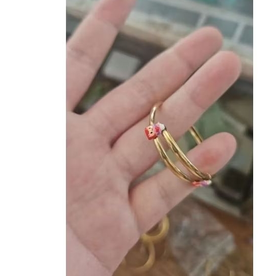 Gelang bayi newborn 375 37,5% 1 gram 1gram murah emas asli kado lahiran