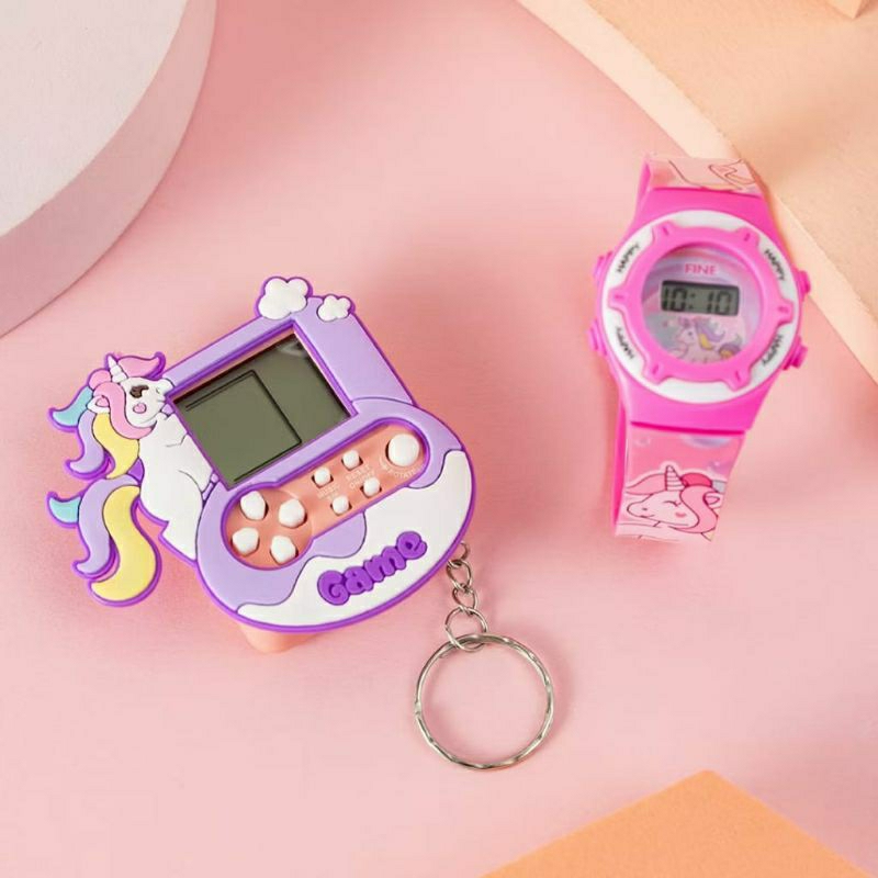 PAKET JAM TANGAN POP IT MINI PERMAINAN ANAK TERLARIS FUN KASUAL MOTORIK ANAK
