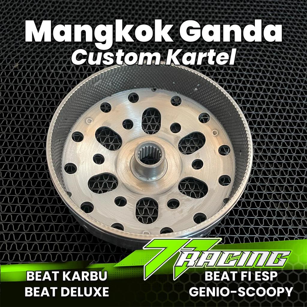 Mangkok Kampas Ganda Kartel Beat Deluxe - Scoopy 2021 - Genio Mangkok kampas ganda custom