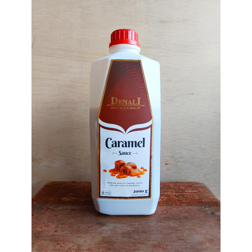 

Denali Caramel Sauce 2000 gram Topping Saos Caramel Puree Concentrate Caramel Sauce 2kg