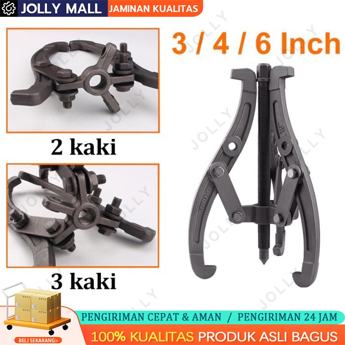 

3 "4" 6" inci Penarik Tiga Rahang Tugas Berat Kaki Alat Pelepas Bantalan Hub Penarik Roda Gigi Otomatis Segitiga Penarik Kecil Gear Puller 3 Jaw TrackerTreker 3 Kaki 3" 4" 6" In